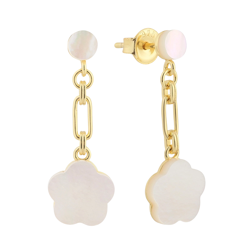 Сережка PLE07845 зі срібла 925 проби